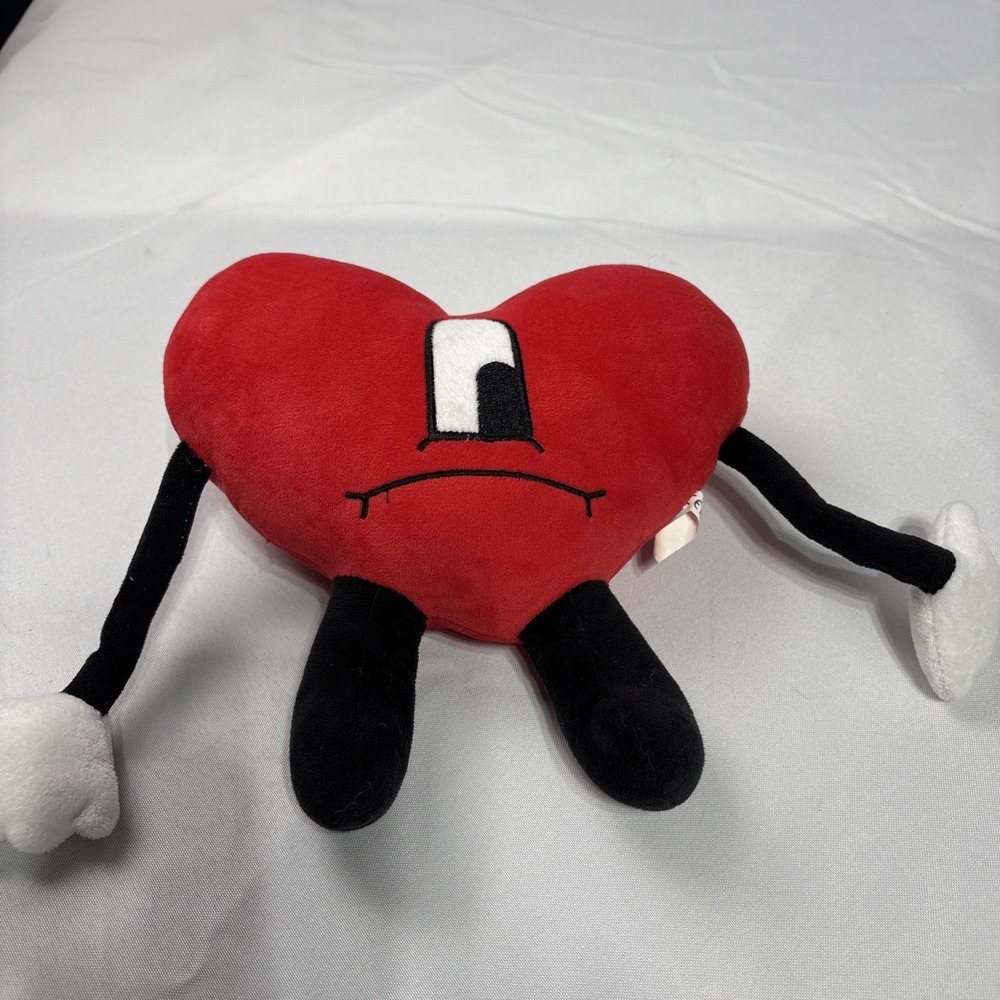 Un Verano Sin Ti Corazon Bad Bunny‎ Heart Plush Stuffed Toy